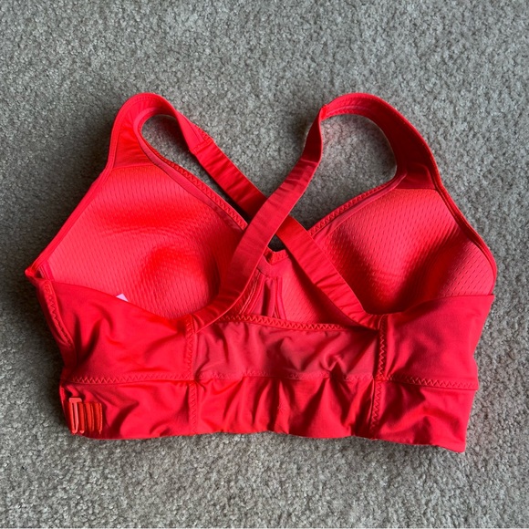Athleta Neon Orange X-Back Sports Bra - Picture 2 of 6